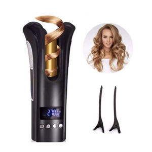 Mini <span class=keywords><strong>fer</strong></span> à friser sans chaleur <span class=keywords><strong>automatique</strong></span> à marque privée, baril <span class=keywords><strong>court</strong></span>, rose, pour <span class=keywords><strong>cheveux</strong></span> courts - Product Image 2