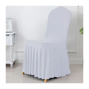 Factory Supply Stretch Spandex Sitzbezüge Esszimmer Bankett Elastische Stuhl hussen für Hochzeits feier