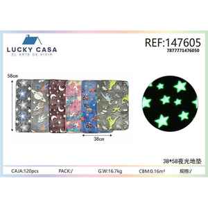 Fornitore all'ingrosso Glow-in-the-Dark per bambini tappetino assortimento 38x58cm antiscivolo lavabile per la camera da letto da vivere per Halloween - Product Image 1