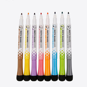 <b>Cheap</b> Custom Logo Dry Erase Magnetic Whiteboard Marker Pen with Eraser Bonvan Brand BV-WMH12 Model Multiple Colors - Product Image 2