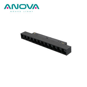 Luz de riel 24V DC Empotrada 12W CCT Ajustable 2700-6500K Sistema de iluminación de riel magnético antideslumbrante - Product Image 1