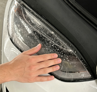 HOHOFILM Film de protection pour phares de voiture en TPU PPF, film teinté résistant aux rayures, bonne résistance pour les phares de voiture