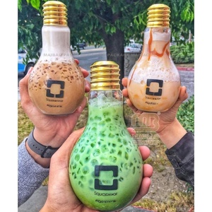 50ml 250ml 350ml 500ml 400ml <span class=keywords><strong>Led</strong></span> Lumière Brillante Lampe Ampoule Forme <span class=keywords><strong>Bouteille</strong></span> De Jus En Plastique Avec <span class=keywords><strong>Bouchon</strong></span> En Métal - Product Image 4