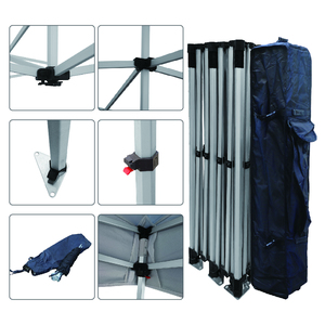 Lều xếp ngoài trời, mái che sự kiện 3x3m, 3x4.5m, 3x6m, 10x10ft, 10x15ft, 10x20ft, khung nhôm lục giác 40mm, kèm túi đựng - Product Image 4