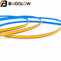 Lampu Strip LED 300LED/M Tanpa Sambungan Tanpa Las 3000K 4000K 6000K PCB 6.5mm DC12V 8W/M Fleksibel COB