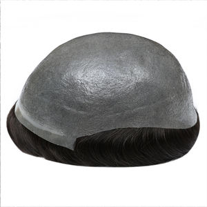 วิกผมผู้ชายแบบ V-loop ผลิตจากผมแท้ ดูเป็นธรรมชาติ บางเฉียบ สำหรับผู้ซื้อ 8 ราย - Product Image 4