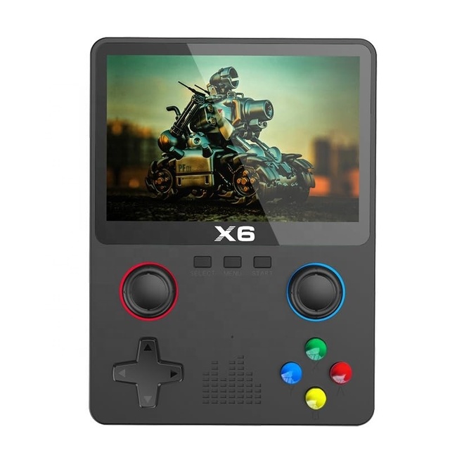 Flash Deals X6 Video Game Console 3.5inch Screen Handheld Player With Joystick 1000Games Wifi Gift for Children Christmas Gifts