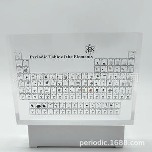 Tabla Periódica de Acrílico Transparente, Exhibición Educativa de Química para Uso Escolar - Product Image 4