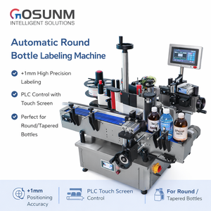GOSUNM Customization Round Bottle Labeling Machine Label Printer Machine Digital Label Printing Machine