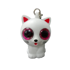 מיני Creative מקסימים עיצוב סופר חתול קפסולת צעצוע חתול Keychain - Product Image 5