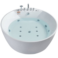 Quinn Luxe Intégré Double Couple Massage Baignoire Température Constante Sans Soudure Conception Indépendante Trempage Salle De Bains