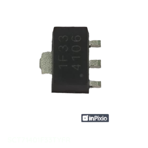 Circuits intégrés électroniques (PMIC) SCT71401F33TYFR en stock, TO-243AA, 3V-40V Vin, 150mA, 2.5uA IQ, SOT8 - Product Image 1