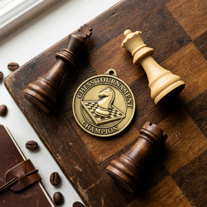 ميداليات شطرنج ثلاثية الأبعاد مخصصة بالجملة ذهبية وفضية وبرونزية |   ميداليات رئيسية من سبيكة الزنك مع شريط، لجوائز ألعاب الطاولة التنافسية، حد أدنى منخفض للطلب - Product Image 2
