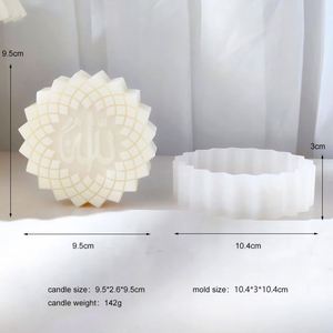 2025 New Product Ideas Handmade Soap Custom Resin Candle <b>Silicone</b> Mold Disposable Islamic Art Candle Mold Ramadan Decor <b>Moulds</b> - Product Image 6