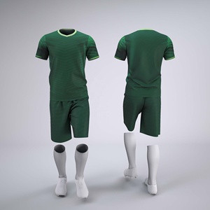 Vente en gros Chemise unisexe Vêtements de sport personnalisés Vêtements de football Offre Spéciale Doux Manches courtes Faites votre propre <span class=keywords><strong>maillot</strong></span> de football Vêtements de football - Product Image 3
