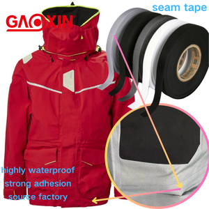Ruban adhésif simple face à 3 couches pour sceller les coutures Ruban adhésif 3 plis en PU thermofusible imperméable pour veste d'extérieur Parka <span class=keywords><strong>de</strong></span> voile <span class=keywords><strong>Bottes</strong></span> <span class=keywords><strong>de</strong></span> <span class=keywords><strong>randonnée</strong></span> - Product Image 5