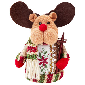 Adorable Muñeco Navideño de Santa Claus, Muñeco de Nieve y Reno con Piernas Largas, Adorno Navideño para Decoración del Hogar, Adorno de Mesa - Product Image 5