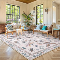 Tapis de salon OEM personnalisé, doux, antidérapant, en fausse fourrure de cachemire, rayé, uni, à motifs géométriques, en peluche, isolant, grande surface
