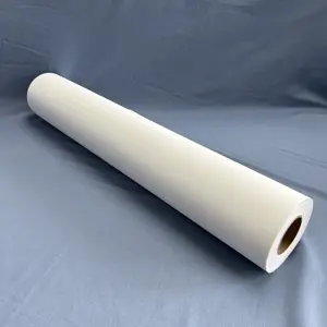 400gsm polycotton inkjet kanvas dalam gulungan format besar untuk Percetakan inkjet