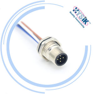 Endüstriyel robotik ve kontrol sistemleri için IP68 anma M12 kablo konektörü, Ethernet PROFINET - Product Image 3