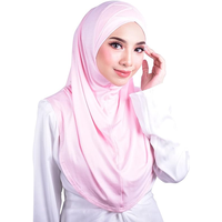 Nouveau meilleur Niqab Nikab couverture de cou complète plissé instantané une pièce écharpes logo personnalisé luxe châle musulman Hijab femmes écharpe