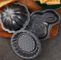 Moules à gâteau miniatures rectangulaires en acier au carbone antiadhésif, outils de cuisson pour la maison et la cuisine, écologiques