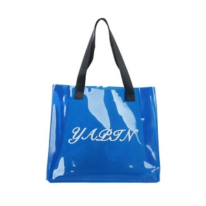 Bolsa de Compras Transparente de PVC Arcoíris, Personalizada, Económica y de Alta Calidad, Nueva Llegada 2026, para Mujer - Product Image 2