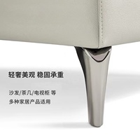 Aushöhlen künstlerische Möbel Sofa beine Mattgold Schwarz Dreieck Möbel Füße für Sofa Tisch Schrank Bücherregal Schrank Couch