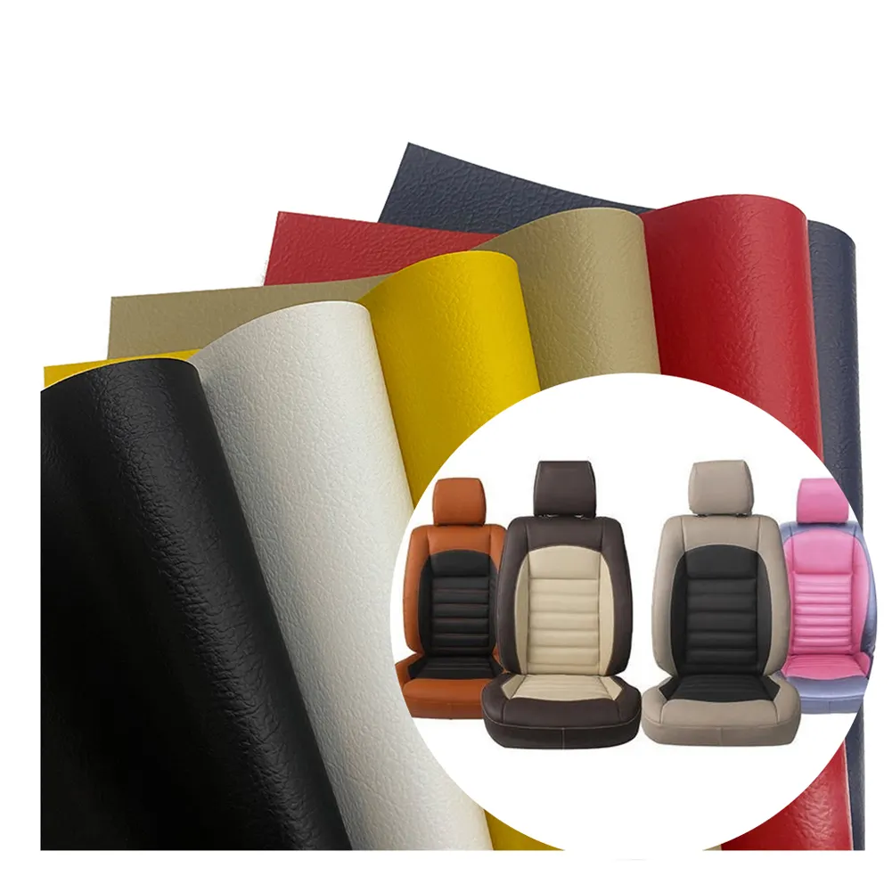 Furniture Car Seat And Sofa Leatherette Pvc Leather Vietnam  Synthetic Designer Faux Leatherette Artificial Pvc Leather Fabric