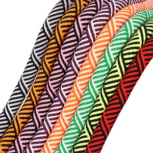 공장 사용자 정의 드로우 코드 두꺼운 솔리드 자카드 패션 까마귀 드로우 스트링 코드 장식 모자 로프 컬러 패턴 꼰 라운드 로프