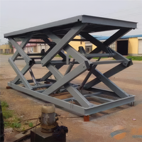 Plateforme élévatrice à ciseaux électrique hydraulique télescopique économique, capacité 5 tonnes, pour marchandises