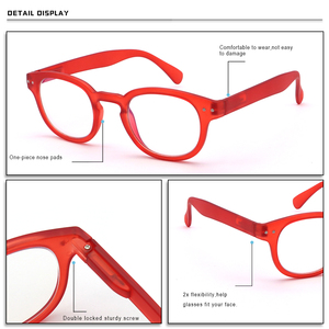 カスタムロゴファッションアイウェア女性アンチブルーライトブロッキングブロッカーコンピューターゲーム眼鏡ケース付きメガネ - Product Image 3