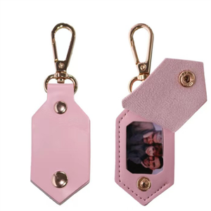 Portachiavi personalizzato in pelle con portachiavi in pelle personalizzato con portachiavi in pelle con foto regalo personalizzato per chi ami - Product Image 2