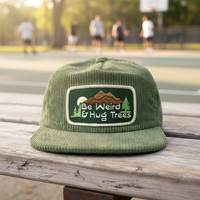 Casquette Snapback en Corduroy Non Structurée avec Logo Brodé 3D Personnalisé