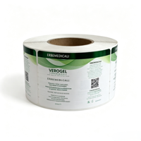 Étiquettes autocollantes en vinyle imperméables personnalisées de la marque Pure-easy pour flacons cosmétiques, parfums, tailles/formes personnalisées