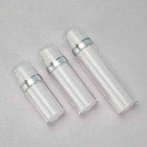 New Arrivals Refillable Plastic Acrylic PS 15ml 30ml 50ml Double Wall Cosmetics Luxury Airless <b>Pump</b> <b>Bottle</b> for Skincare Cream - Product Image 3