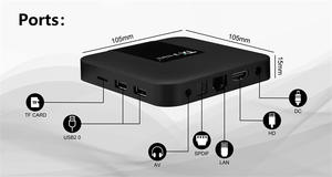 Smart TV Box Android 4K Ultra <span class=keywords><strong>HD</strong></span> Reproductor Multimedia para Streaming de Películas, Juegos y Entretenimiento en el Hogar - Product Image 4