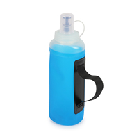 Bouteille d'eau souple SIBO en PEVA, écologique et légère, anti-fuite, pliable, pour marathon, course à pied, randonnée et sports de plein air