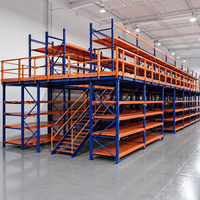 Étagères de type loft Hongrui - Structure en acier démontable robuste et personnalisable pour les entrepôts et les mezzanines