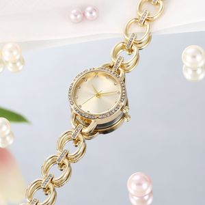 YuSa <span class=keywords><strong>298</strong></span> nuovo orologio di cristallo di diamante moda donna orologio al quarzo orologi in acciaio inossidabile - Product Image 2