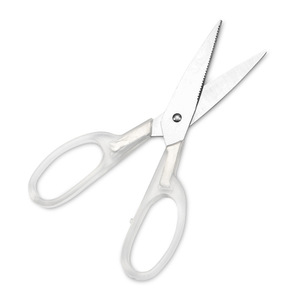 <b>Kitchen</b> <b>Scissors</b> Stainless Steel Semi Transparent Handle Multi Purpose For Home Use Cutting Chicken Bones - Product Image 1