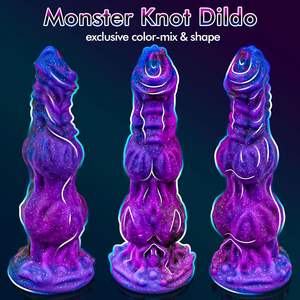 9,6 Zoll Großer Anal-Dildo, Monster-Tier-Dildo, Sexspielzeug für Hunde, Fantasy-Knoten-Dildo, Drachen-Pferde-Dildo mit starkem Saugnapf für Frauen - Product Image 2