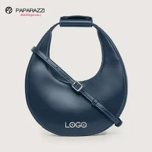 #PA0254 PAPARAZZI New Design Elegant Waterproof Moon Shape Ladies Hobo Bags Women Leather Handbags Lady Handbag Wholesale