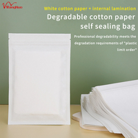 Sacs en papier dorés biodégradables avec fermeture à glissière pour riz, sachets d'emballage pour aliments, unités