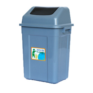 Manufacturer sells swing-top <b>plastic</b> trash cans, outdoor square storage <b>bins</b>, 80L size, and various other specifications. - Product Image 3