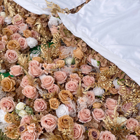 Sunwedding Moderne Hochzeitsdeko Hintergrund Blumenwand Hängende Künstliche Blumenwand