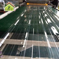 Tuiles de toit en plastique transparent, feuilles de toit en PVC transparentes pour couverture de hangar, 10 pieds