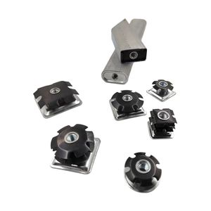 High Quality Steel M6 M8 M10 Round Pipe <strong>Threaded</strong> Tube Inserts Star Insert <strong>Nuts</strong> Crown <strong>Nuts</strong> for Tube - Product Image 5