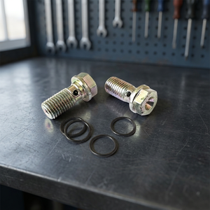 Pernos de Conexión de Cabeza Hexagonal de Acero con Acabado Zincado, Estándar ISO/DIN931, 25mm 40mm 50mm 80mm M8x1, Alta Calidad, Hechos en Italia - Product Image 2