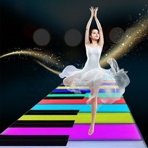 Vente flash : Plancher de danse LED, lecture de musique, encastré, extérieur, RGB, couleur interactive, piano géant au sol - Product Image 5